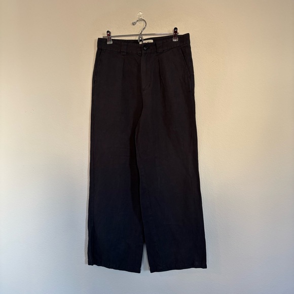 Alex Mill Madeline Pleated Wide Leg Pants - Picture 3 of 8